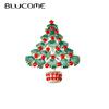 Christmas Brooches Cute Anime Christmas Tree Shape Brooch Pins for Women Men Suit Scarf Hijiab Pins Christmas Gifts