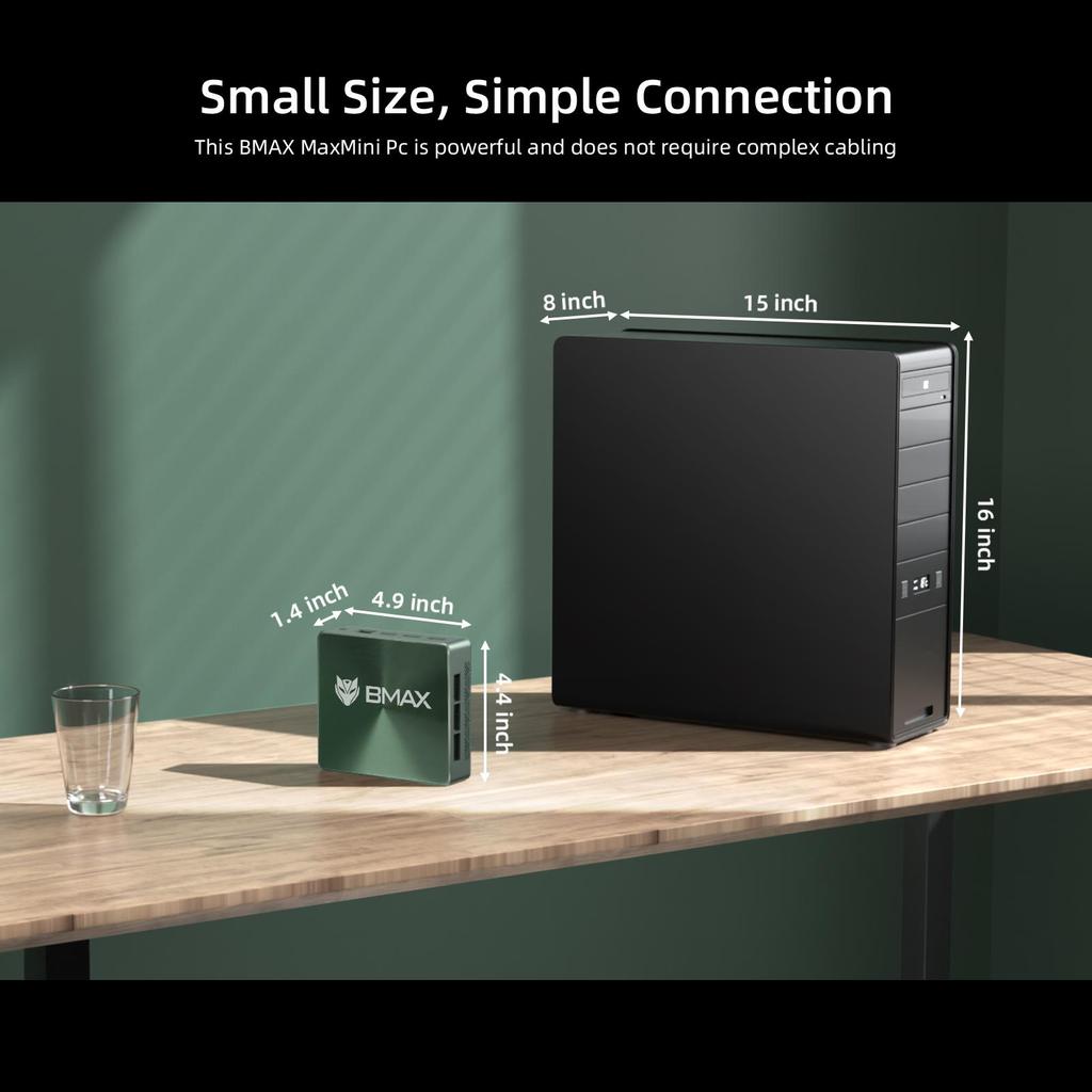 Мини-ПК BMAX B6 PLUS 12 ГБ ОЗУ + 512 ГБ SSD Процессор Intel Core i3-1000NG4 Графика Intel Iris Plus Windows 11