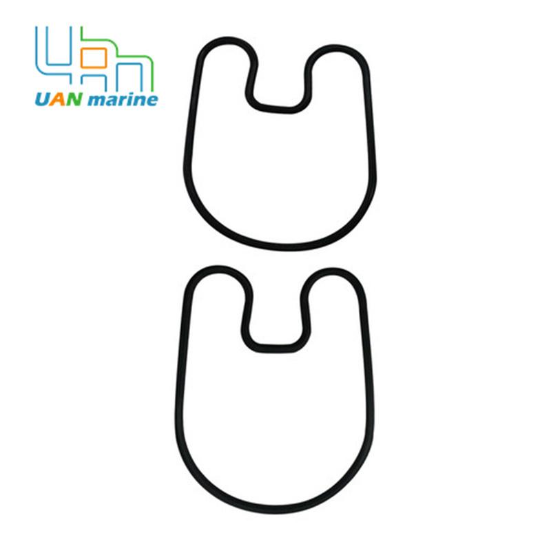 2Pcs Transom assembly O-Ring Exhaust Gimbal Seal Pipe For Mercruiser Alpha Bravo Replaces 41802 9F-116-07