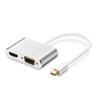 Адаптер Thunderbolt Mini DP на HDTV/VGA для телевизора, проектора и большого экрана