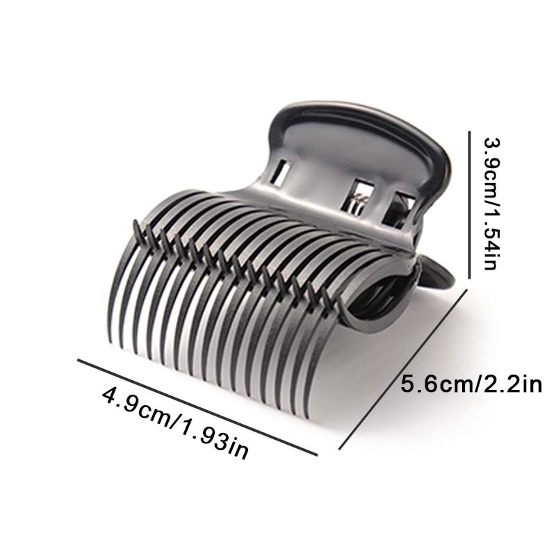 12 шт. зажимы для бигуди для волос, зажимы для термобигуди, зажимы для завивки волос, зажимы для салонной изоляции, черный/белый цвет