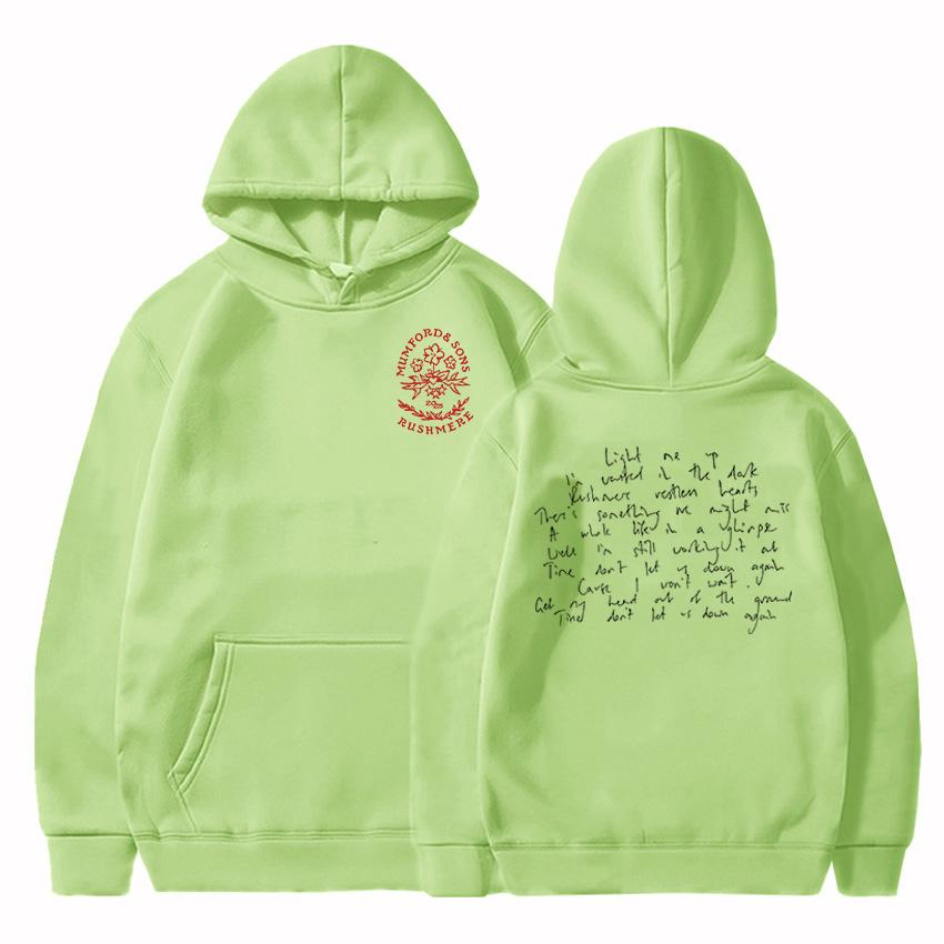 Mumford & Sons RUSHMERE Album 2025 Hoodies Long Sleeve Pocket Unisex Sweatshirts Moletom Feminino Graphic Hooded Women Pullovers