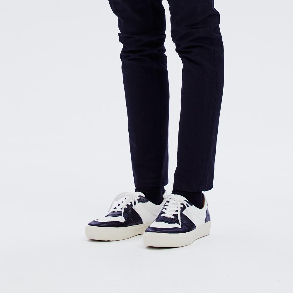 Guilf Chester Retro Sneakers In Kipskin Killer Whale