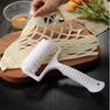 Large Size Cookie Pie Pizza Cutter Bread Pastry Cake Ribbon Embosser Roller Lattice Craft Cooking Tools Cutter Mold DIY