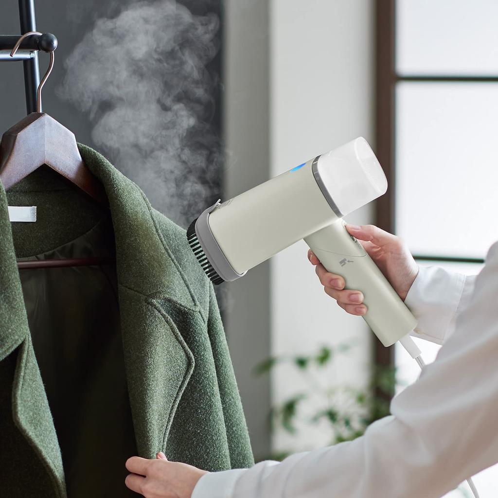 Паровой отпариватель Handy Steamer Мощный пар Мощный выход Разглаживание складок Дезинфекция Дезодорация Защита от пыльцы и пылевых клещей Щетка в комплекте