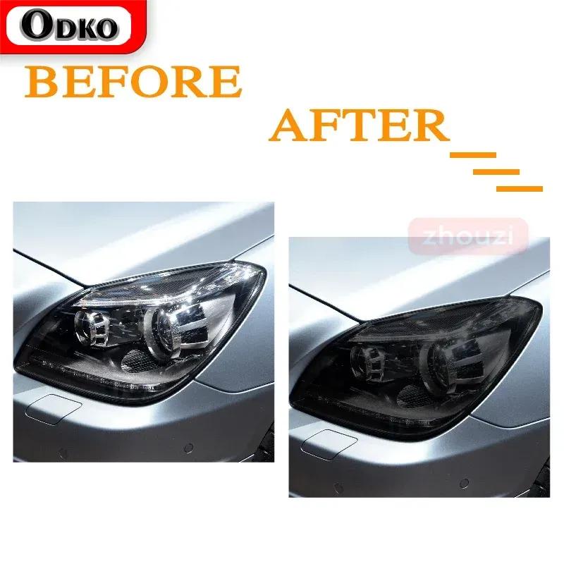 For Mercedes Benz SLK Class R172 AMG 2011-2015 Car Headlight Tint Black Protective Film Transparent TPU Sticker Accessories