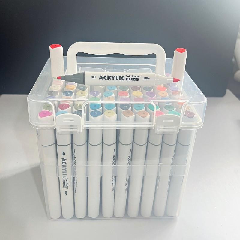 Children's Waterproof Acrylic Marker Pen - Fine Tip, Washable, Ideal for DIY Art and Drawing.