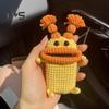 Big Mouth Car Key Case Cartoon Universal Remote Key Fob Cover Funny Key Protector Crochet Bag Funny Gifts for Women