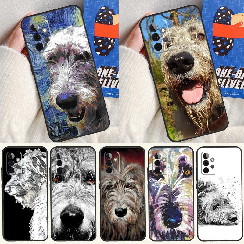 Irish Wolfhound Dog Case For Samsung Galaxy A05 A06 A26 A16 A56 A36 A22 A32 A52 A54 A34 A14 A55 A15 A53 A33 A35