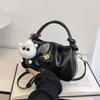 IELGY Portable Cloud Bag Cute Girl Pleated Crossbody Shoulder Bag