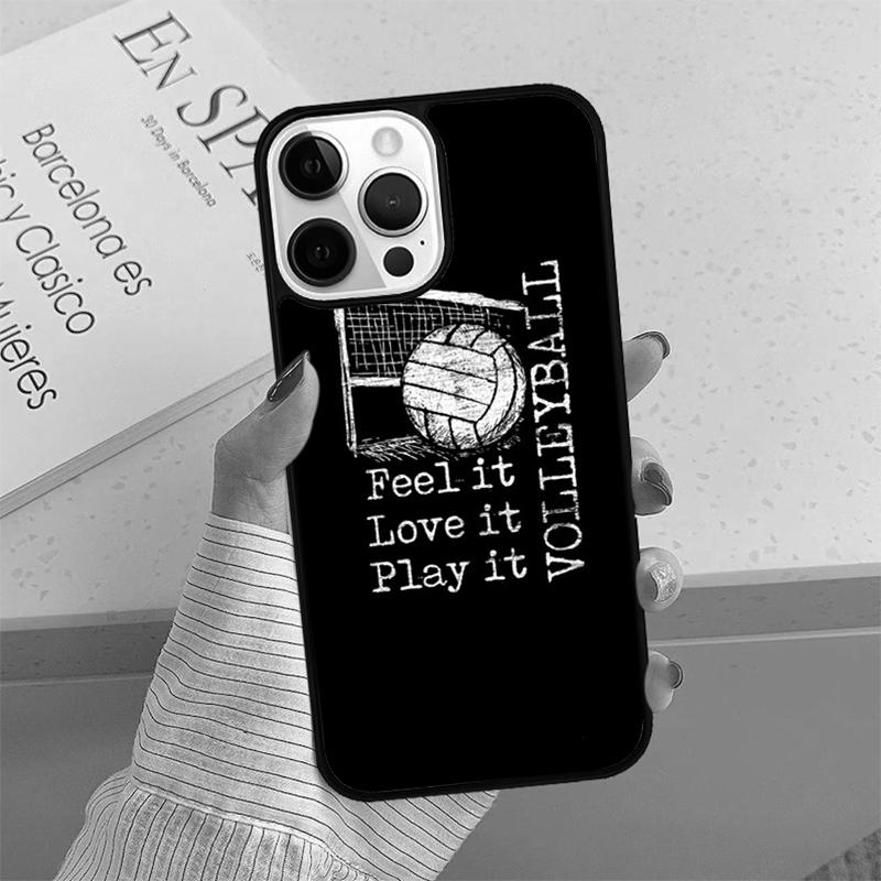 Чехол для телефона с изображением волейбольного мяча для iPhone SE2020 16 15 14 13 Pro Max Coque 12 11 Pro Max Для Apple 8 PLUS 7 XR XS fundas