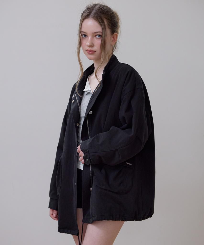 ROSEFRANTZ Overfit Padded Field Jacket [Black]