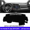 Car Dashboard Cover For Honda Fit Jazz 3th 2014 2015 2016 2017 2018 Dash Mat Dash Pad DashMat Carpet ANti-UV