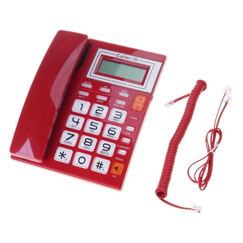Настольный проводной телефон для дома, стационарный телефон с большой кнопкой, громкой связью, для дома, офиса, отеля