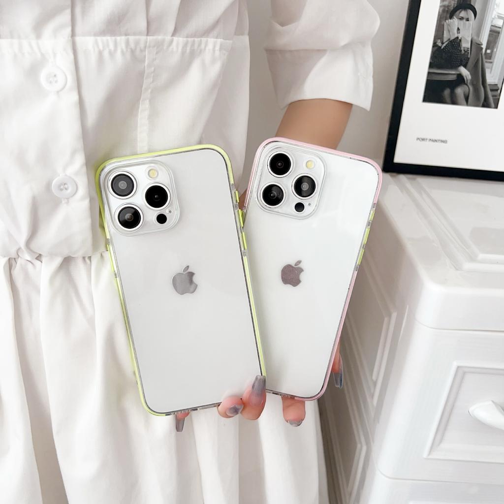 Подходит для чехла для телефона iPhone15Promax, Apple 14 Противоскользящий защитный чехол с цветной полосой, 13 Противоударный чехол с полной защитой