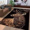 15 Sizes Flag Deer Pattern Rug Carpet for Living Room Bathroom Mat Creative Doormat Carpet for Bedroom Home Decor Alfombras Cool