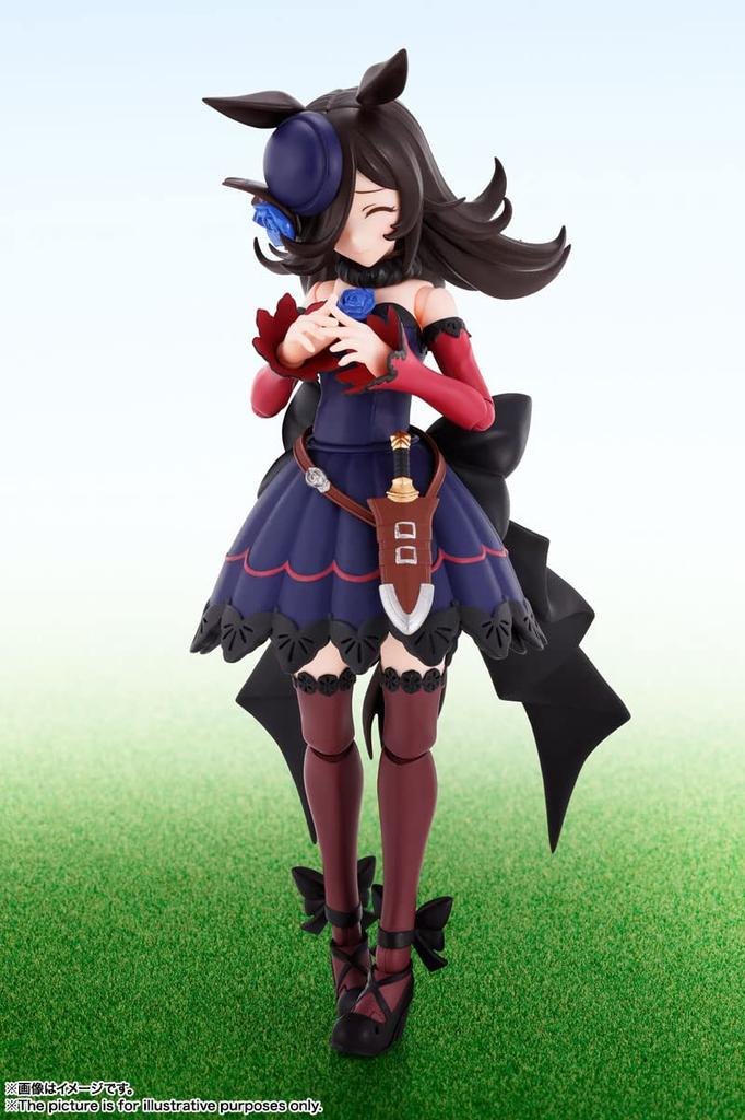 TAMASHII NATIONS Uma Musume Pretty Derby Rice Shower 120 мм окрашенная подвижная фигурка SHFiguarts приблизительная. АБС и ПВХ