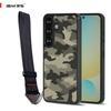 (Comes with Wrist strap)IBMRS for Samsung Galaxy S25 Case,(Military Drop Protection)Shockproof Slim Translucent Matte Cases, Black Camo