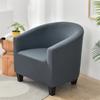 Solid Color Armchair Sofa Cover Relax Stretch Single Seat Bath Tub Club Couch Slipcover for Living Room Elastic Protector Cover