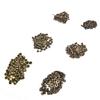 100Pcs 3 Sizes Brass Double Cap Leather Craft Diy Rapid Rivet Studs For Belts
