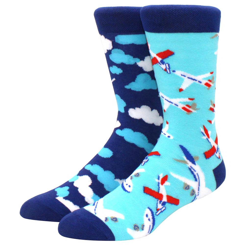 High Quality Cotton AB Socks Food Pattern Long Tube Funny Happy Men Socks Novelty Skateboard Crew Casual Crazy Woman Socks