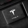 Leather Credit Card Case Car Driving Documents Protective Case For Model 3 Model S Model X Model Y Roadster Performance Decor