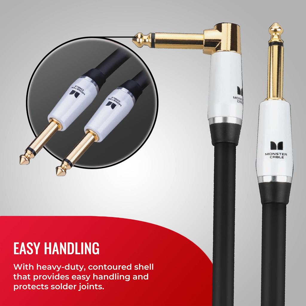 Monster Cable Музыкальный инструментальный кабель Гитарный кабель Длина 12 футов Прямой XL-штекер STUDIO PRO2000 600533 SP200-I-12A []