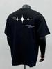 Mens  Cotton Tshirt Featuring a Mini Star and Text Print Loose Fit for Everyday Wear Basic Graphic Tshirt