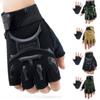 1Pair Kids Half Fingerless Gloves Non-Slip Gloves Adjustable Sports Gloves for Boys Girls Fishing Biking Exercise Roller Skating