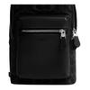 COACH West 20 classic brand embossed denim and smooth calfskin chest bag small men's black