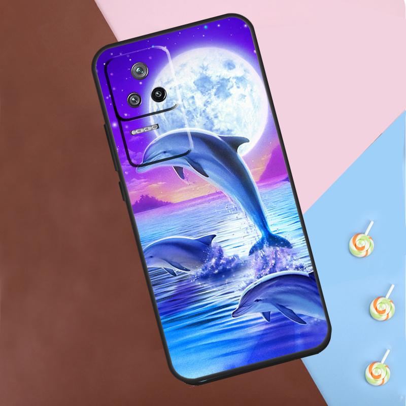Чехол Океанский Дельфин для Xiaomi 13T Pro 14 12T 11T 12 13 Lite POCO F5 X3 X4 X5 X6 Pro M6 F3 F4 M5s