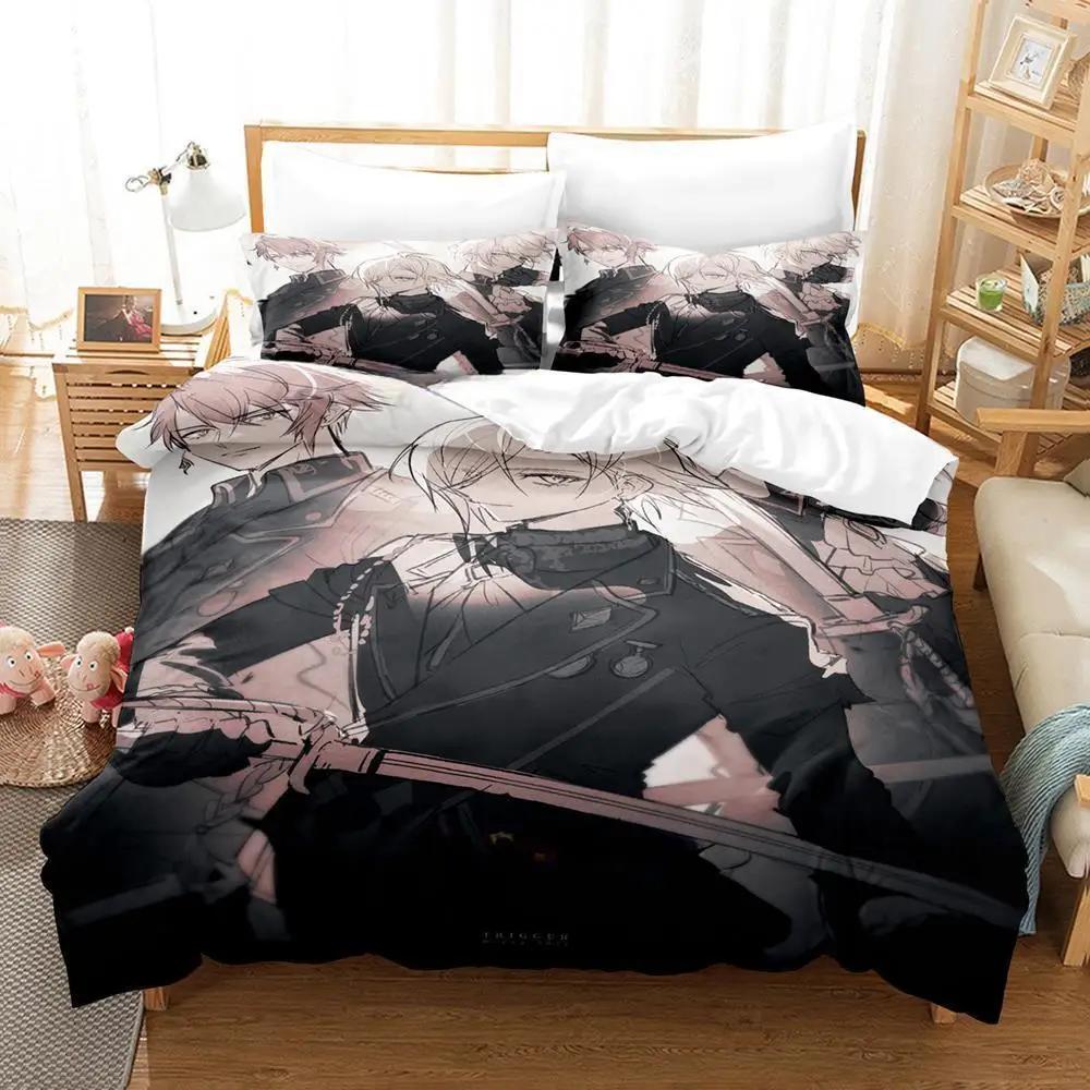 3D Печать Аниме IDOLiSH7 Комплект Постельного Белья Односпальный Полуторный Двуспальный Queen King Размер Пододеяльники для Детей Взрослых
