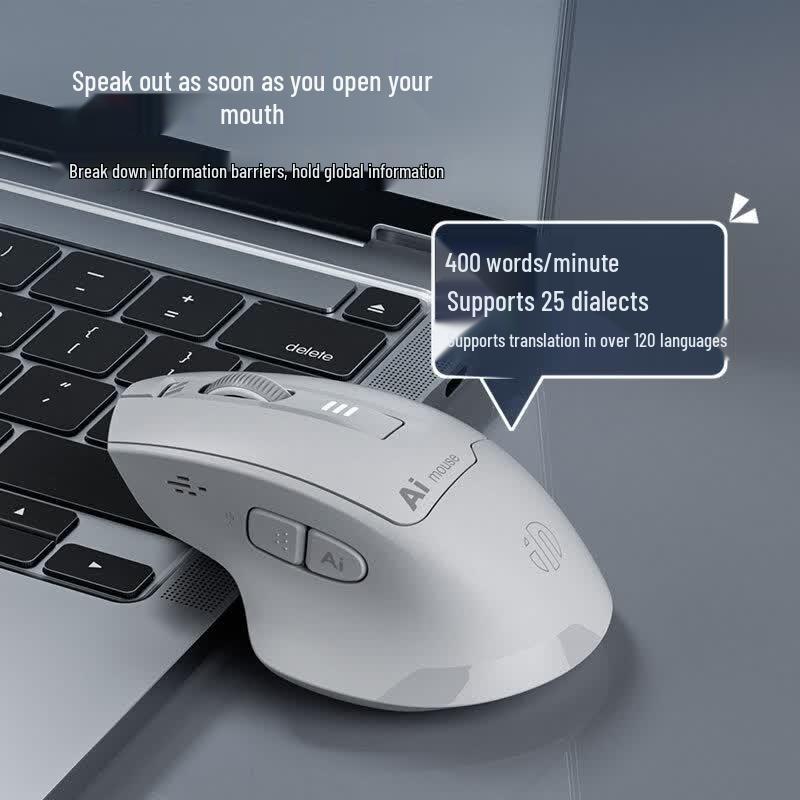 INPHIC S6V2 AI Smart Dual-Mode Wireless Voice Mouse
