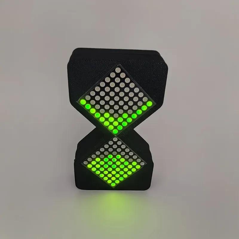 Сделай сам Цифровые песочные часы Подарок на день рождения Игрушки Игра Детские Кибер песочные часы Электронные песочные часы Кибер стиль Чувство технологии Свечение