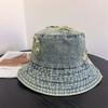 2025 новая сломанная шляпа-ведро для женщин, для отдыха на природе, путешествий, шопинга, повседневная универсальная шляпа-ведро с широким лицом, маленькая складная, прилив
