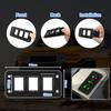 2 / 3 / 4 Gang Push Switch Panel Black Plastic Holder Housing for Toyota LandCruiser 4Runner Prado Hilux Hiace Relays 5