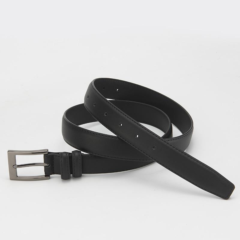 Женский ремень из натуральной кожи, ремень из коровьей кожи, женский универсальный декоративный ремень, деловой, повседневный, простой, модный ремень