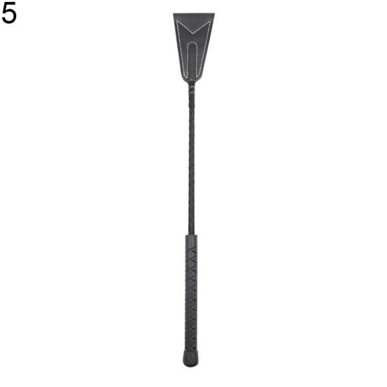 Длинная ручка из искусственной кожи для верховой езды, БДСМ, бондаж, порка, весло, кнуты, секс-игрушка