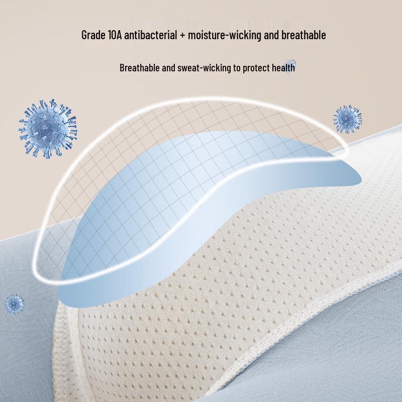 MIIOW Мужские хлопковые антибактериальные боксеры-брифы класса А, 4 штуки