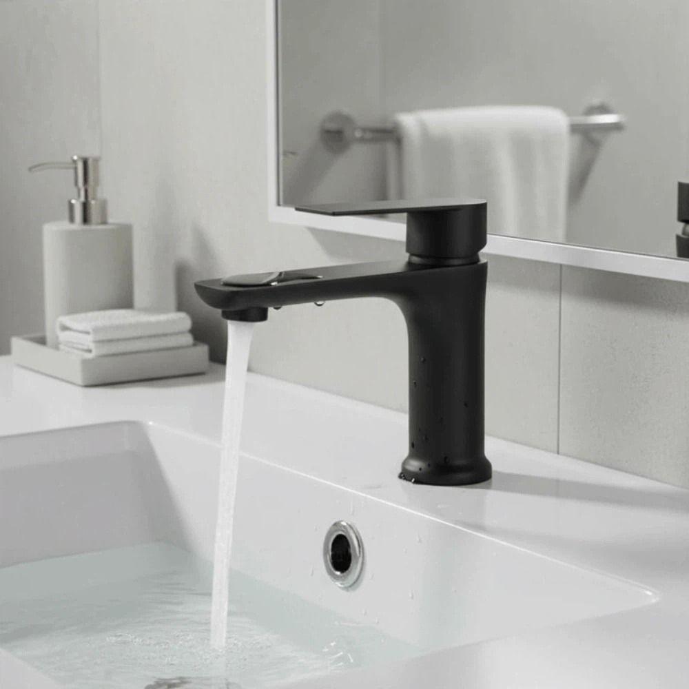 Stainless Steel Bathroom Faucet Single Cold Kitchen Sink Faucet Lavatory Basin Faucet Guest Bath