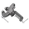 Bench Vise 360 Degree Rotating Cast Steel Small Clamp On Table Vise for Woodworking Jewelry Making