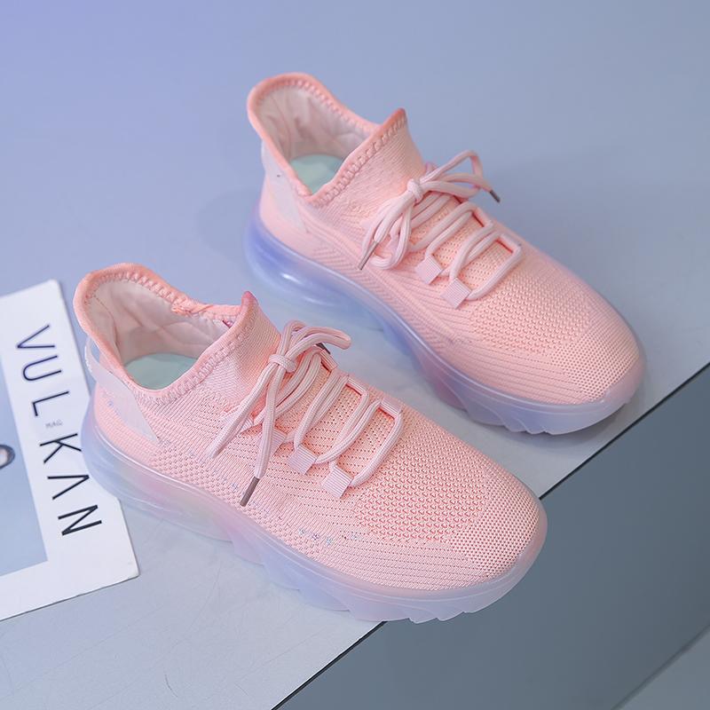 Модные женские модные легкие роскошные летающие тканые дышащие и удобные спортивные повседневные кроссовки для бега модная женская повседневная обувь
