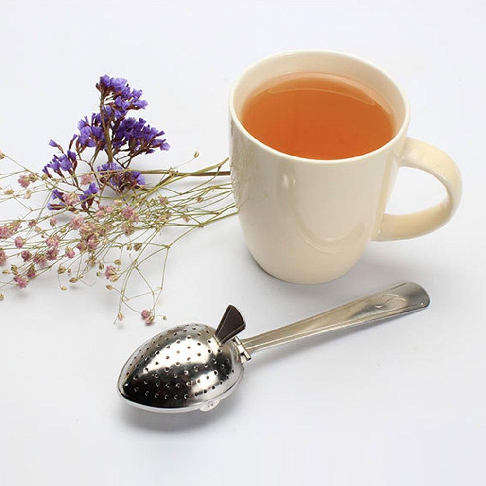 2Pcs Stainless Steel Herbs Loose Leaf Spoon Tea Filter Tea Brewer Tea Infuser Strainer