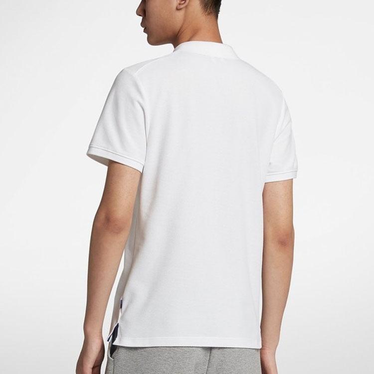 Nike Casual Sports Tennis Short Sleeve Polo Shirt White Men's AH6763-100