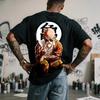 Мужская футболка Dragon Ball с узором кандзи Мастера Роши, короткий рукав, летняя, повседневная, оверсайз, свободная, модная, трендовая одежда