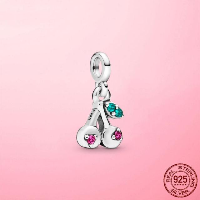 Sale Me Pendant 925 Sterling Silver Love Four-Leaf Clover Dangle Charm Beads Fit Me Bracelet Jewelry Gift