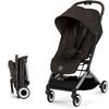 CYBEX - Ultra-compact and Comfortable Stroller - ORFEO - 4 Wheels - Chocolate Brown