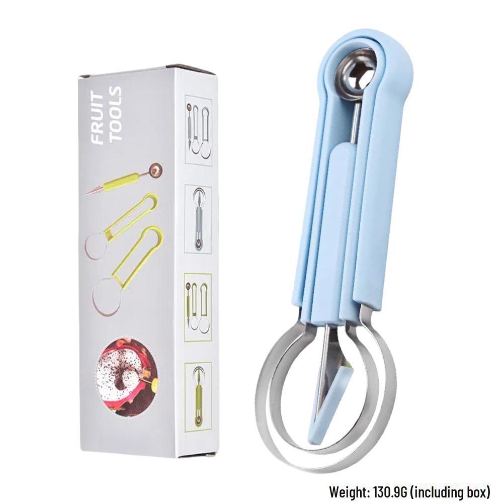 Набор ножей для карвинга по арбузу из нержавеющей стали с двусторонней ложкой для фруктовых шариков