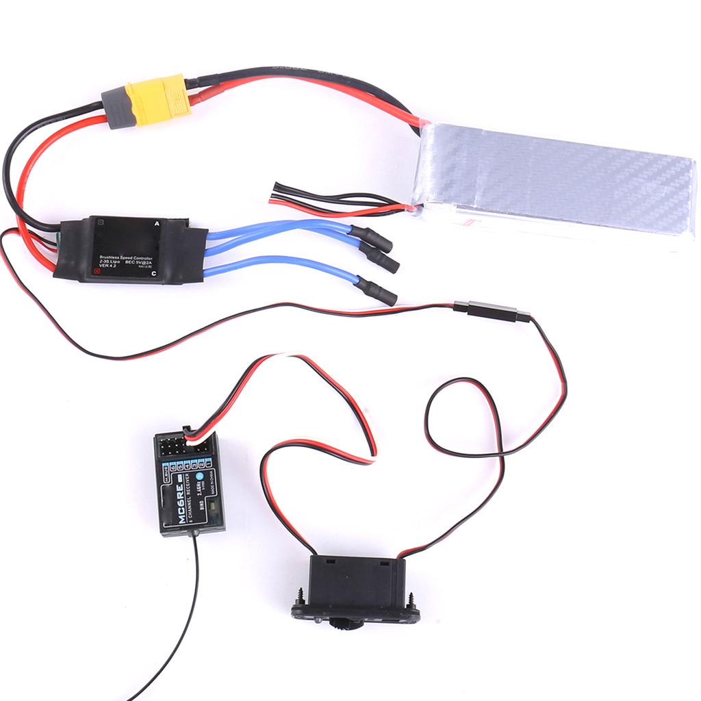 Big Power TOC Switch Futaba Plug High Current With LED Power Indicator For Receiver ESC Lipo Battery RC Airplane