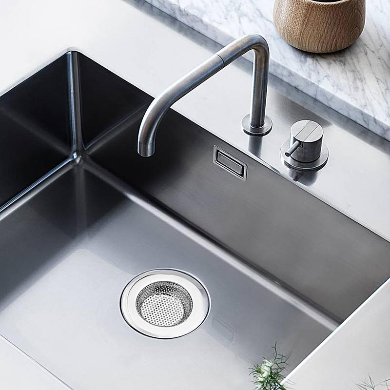 Сетка для кухонной раковины из нержавеющей стали, не засоряющаяся, заглушка для слива из нержавеющей стали, нержавеющий слив для бассейна, фильтр-уловитель пищи для